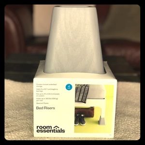 Bed Risers | Gray | 5" High Room | NWT